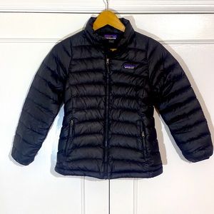 Patagonia Girls’ Down Sweater Jacket Size M 10 Color Black